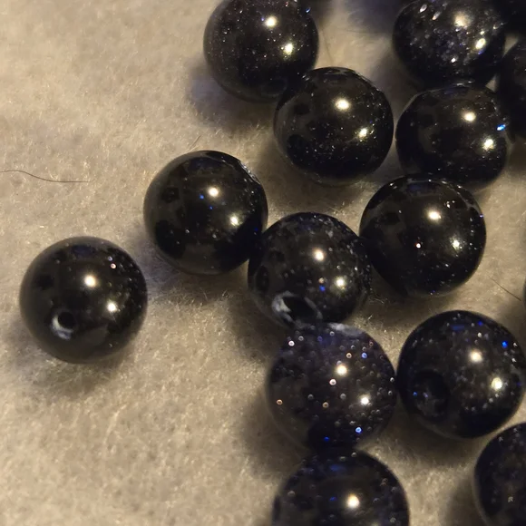 Galaxy Blue Sandstone Natural Gemstones - Picture 3 of 4